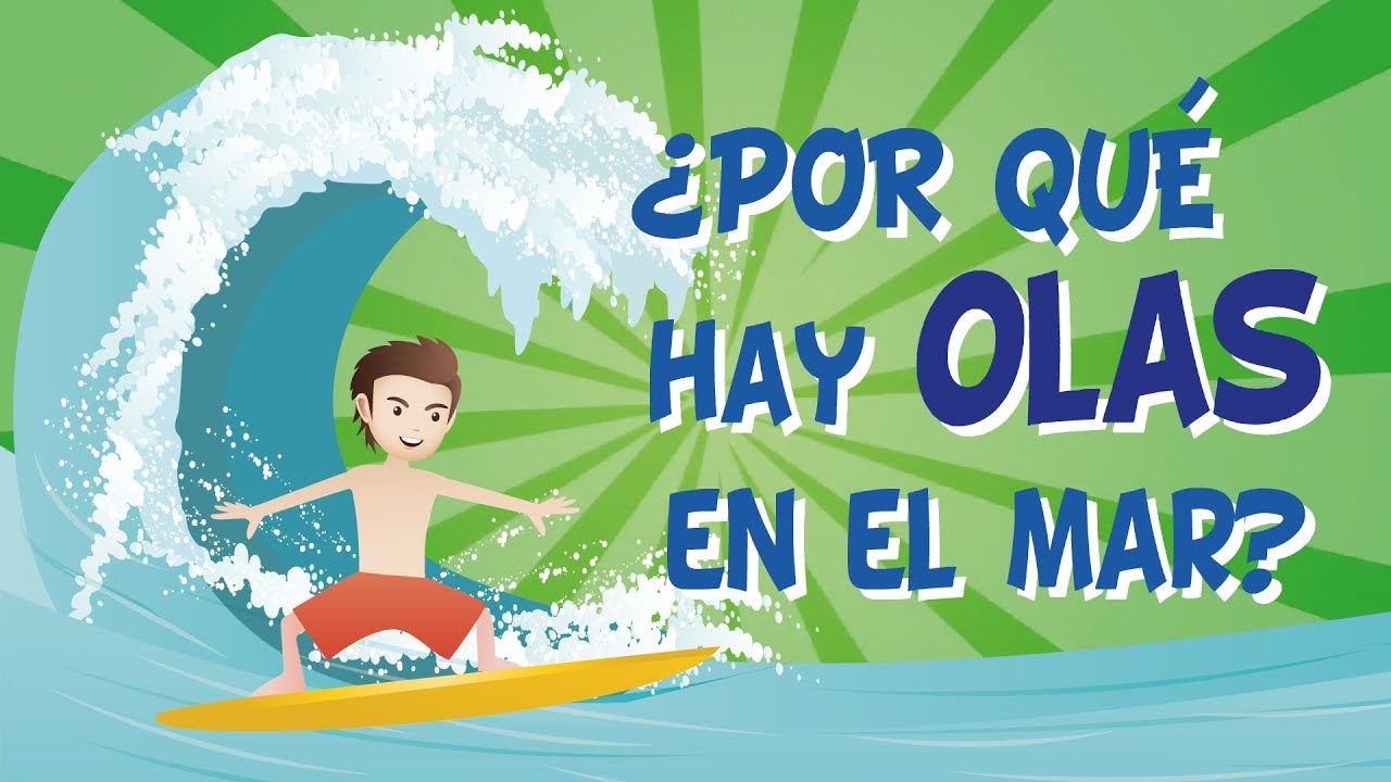dibujos de olas de mar infantiles