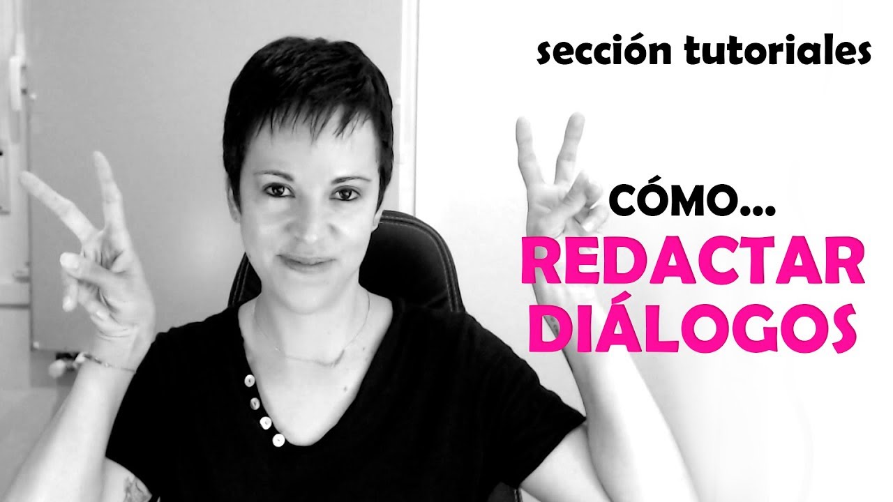 como escribir dialogo en un libro