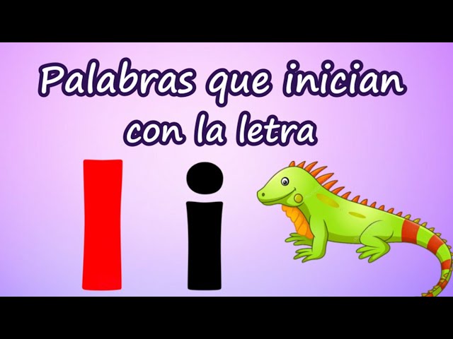 cosas que empiecen con i