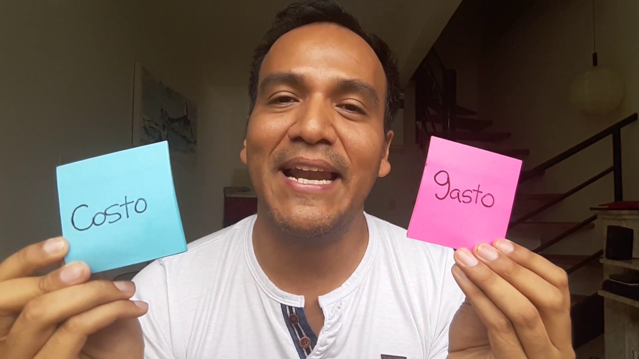 diferencia entre costo y gasto