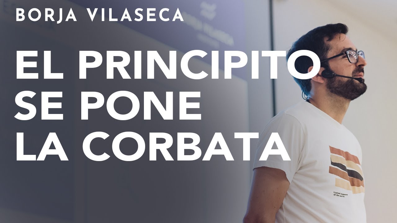 el principito se pone la corbata