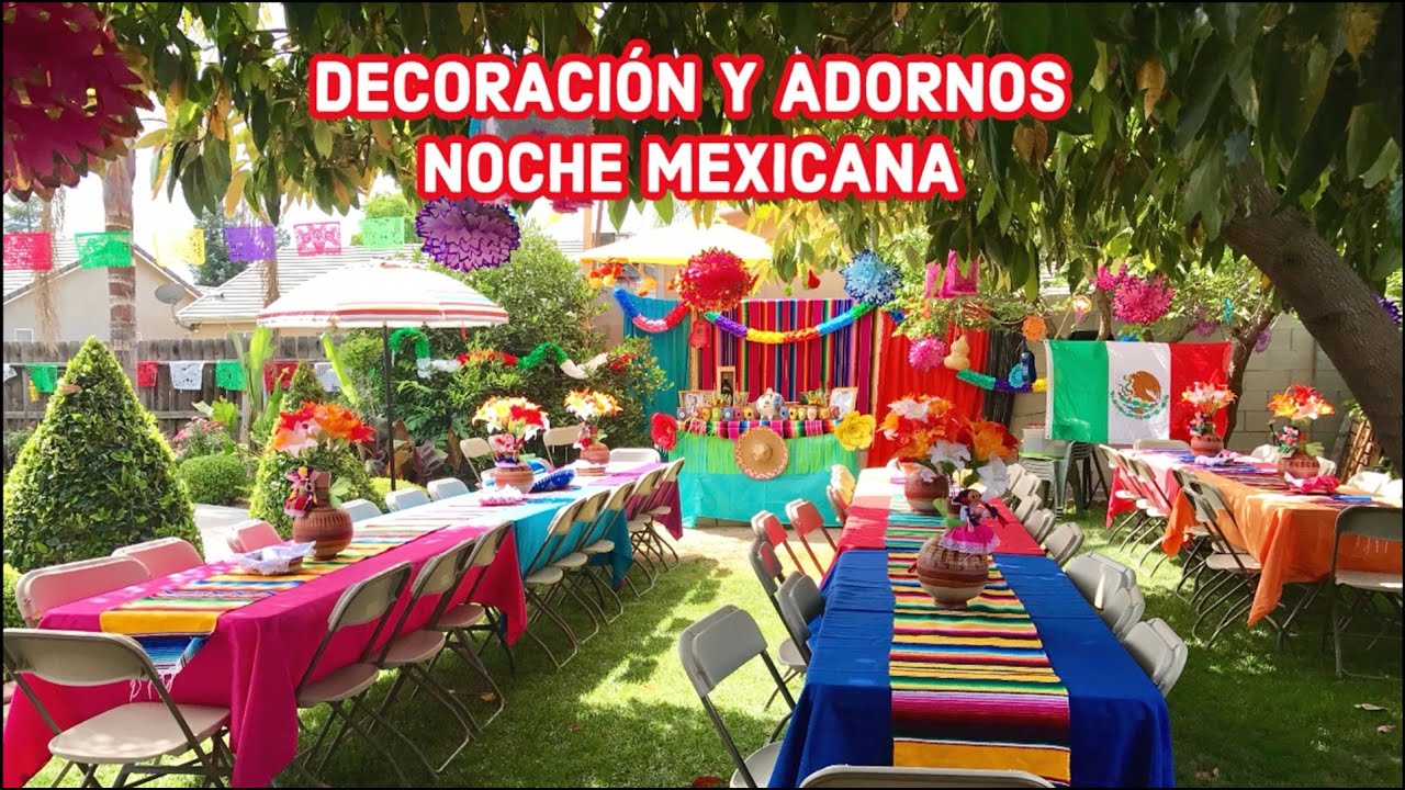 fiesta temática mexicana para adultos