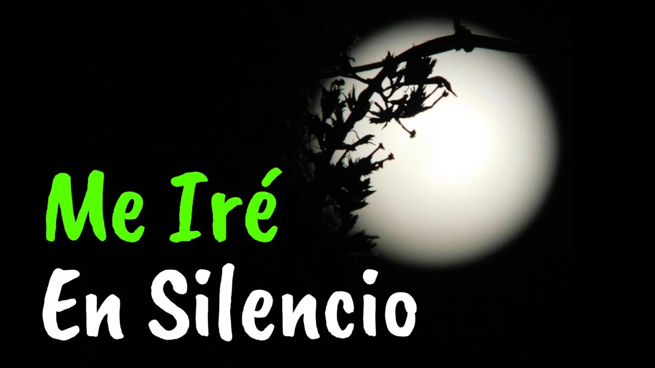 frases irse sin hacer ruido