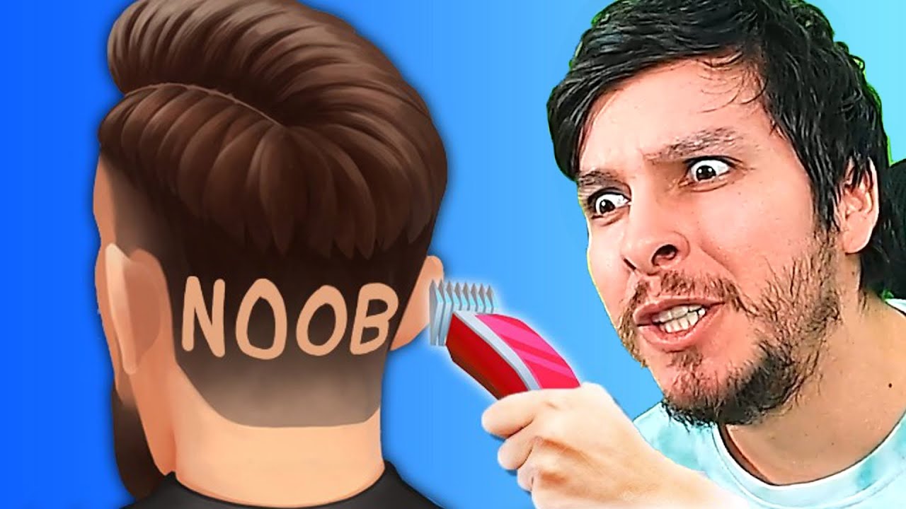 juego de cortar el pelo hombre