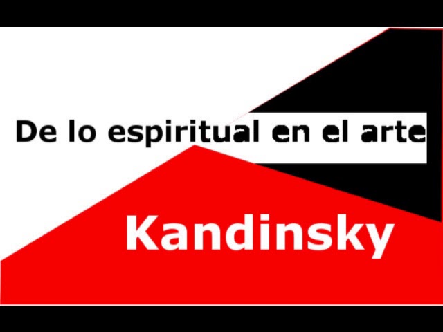 libro de lo espiritual en el arte