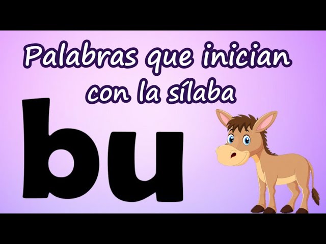 palabras que empiecen por bu