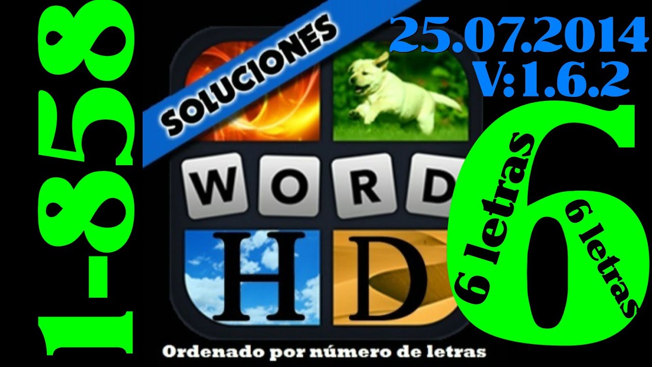 4 fotos 1 palabra de 6 letras