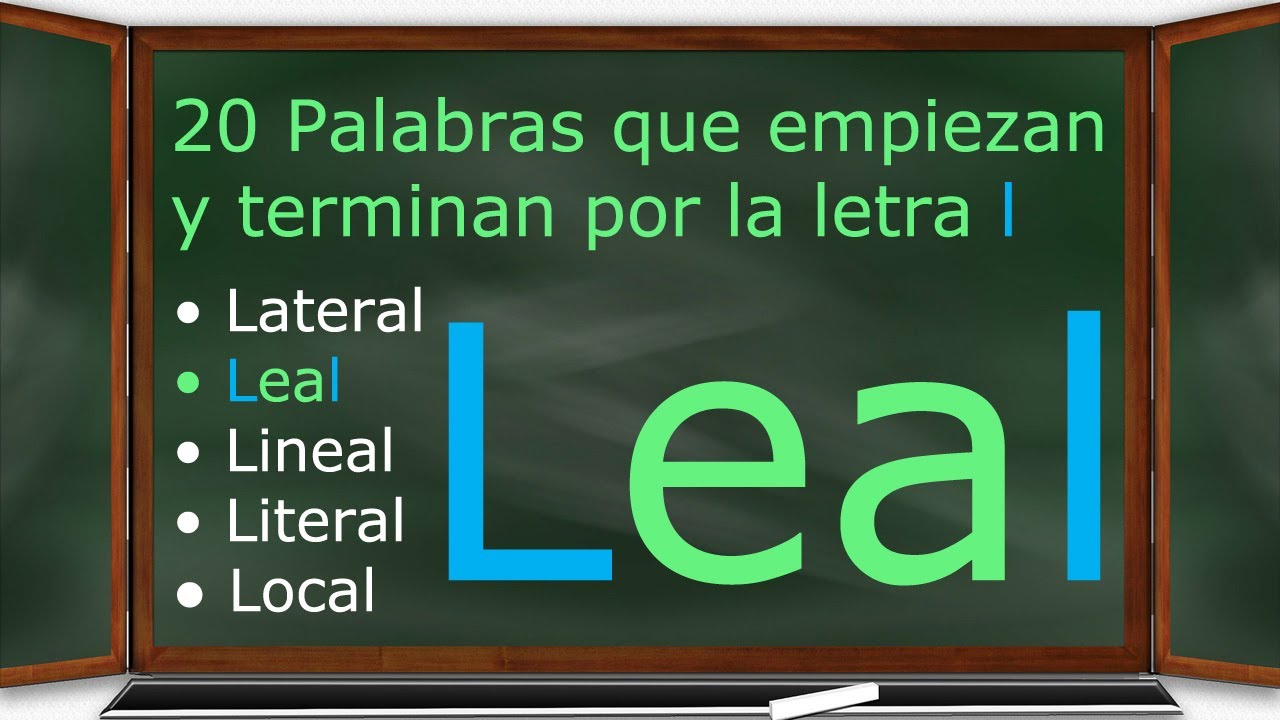 adjetivos que terminen en l
