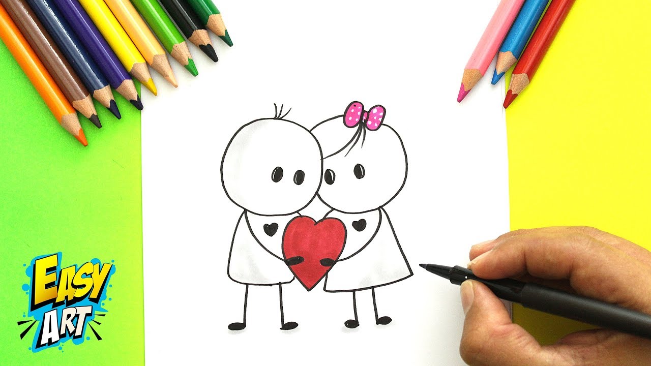 cartas de amor con dibujos