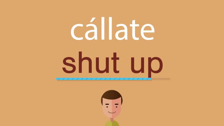Descubre la respuesta a la pregunta: ¿Cómo se dice cállate la boca