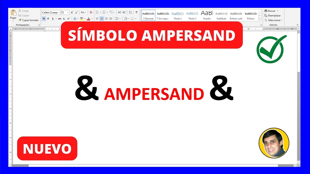 como se llama el simbolo &