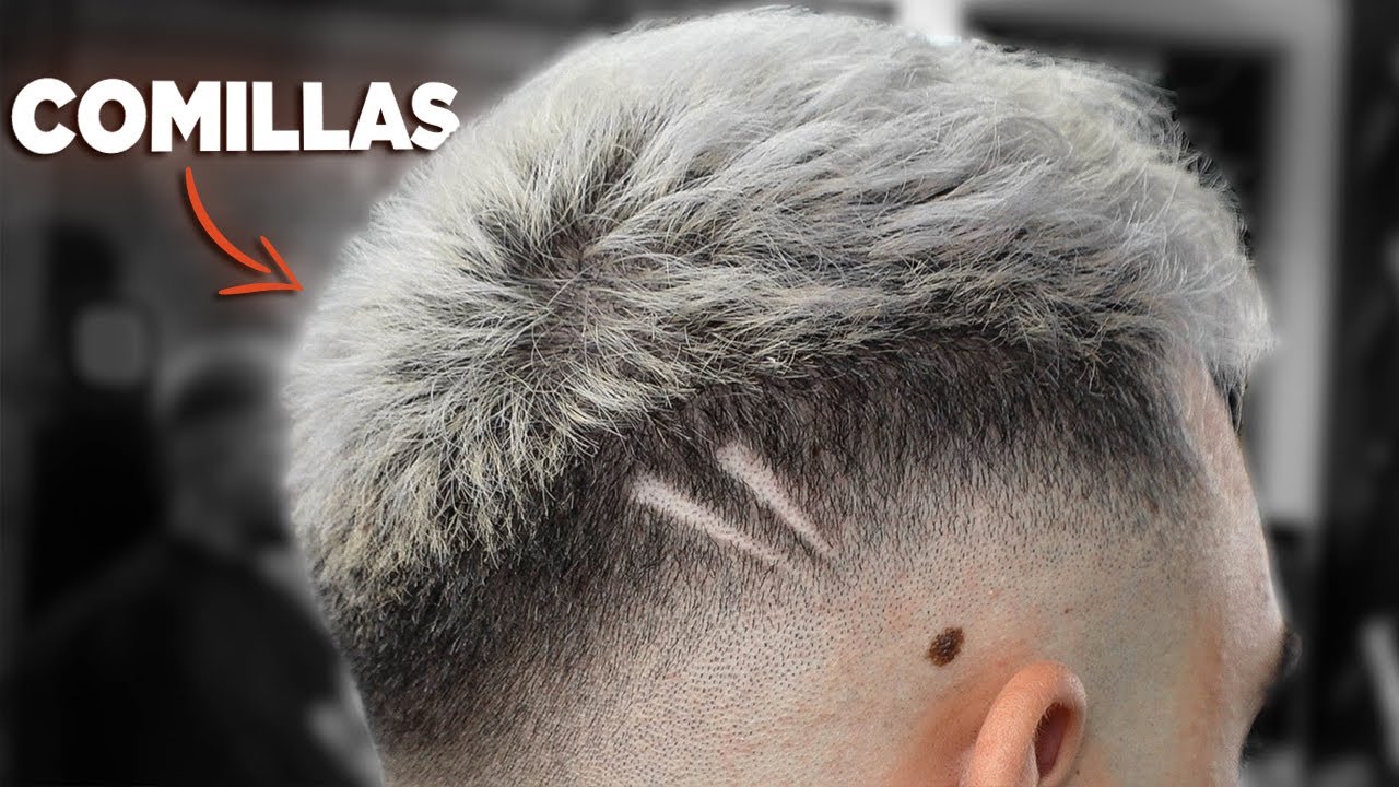 corte de pelo pico con comillas