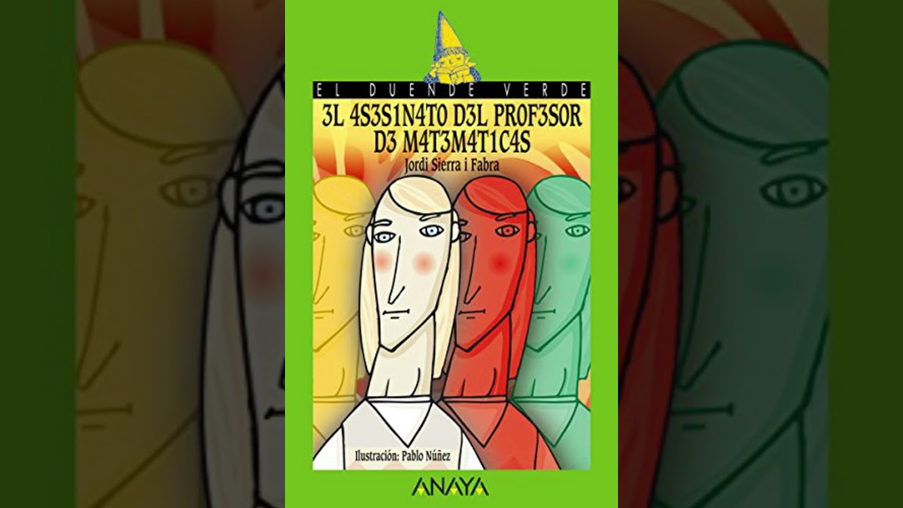 el asesinato del profesor de matematicas libro