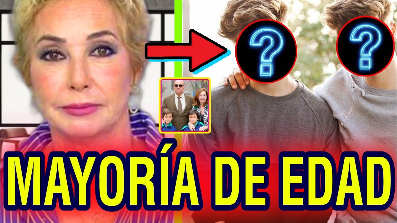 fotos actuales de los hijos de ana rosa quintana