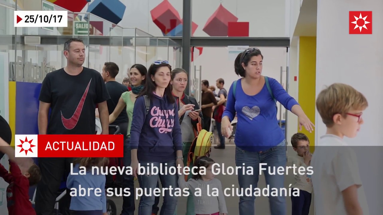 horario biblioteca gloria fuertes rivas