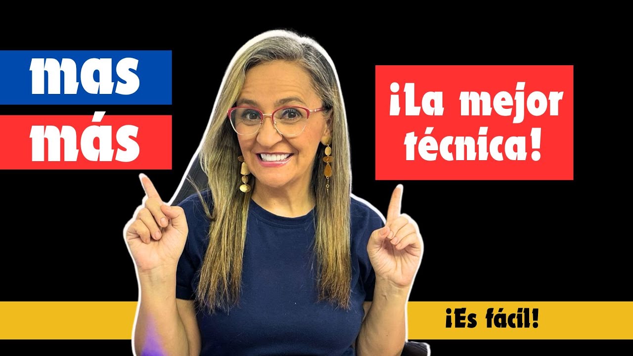 mas y mas con acento