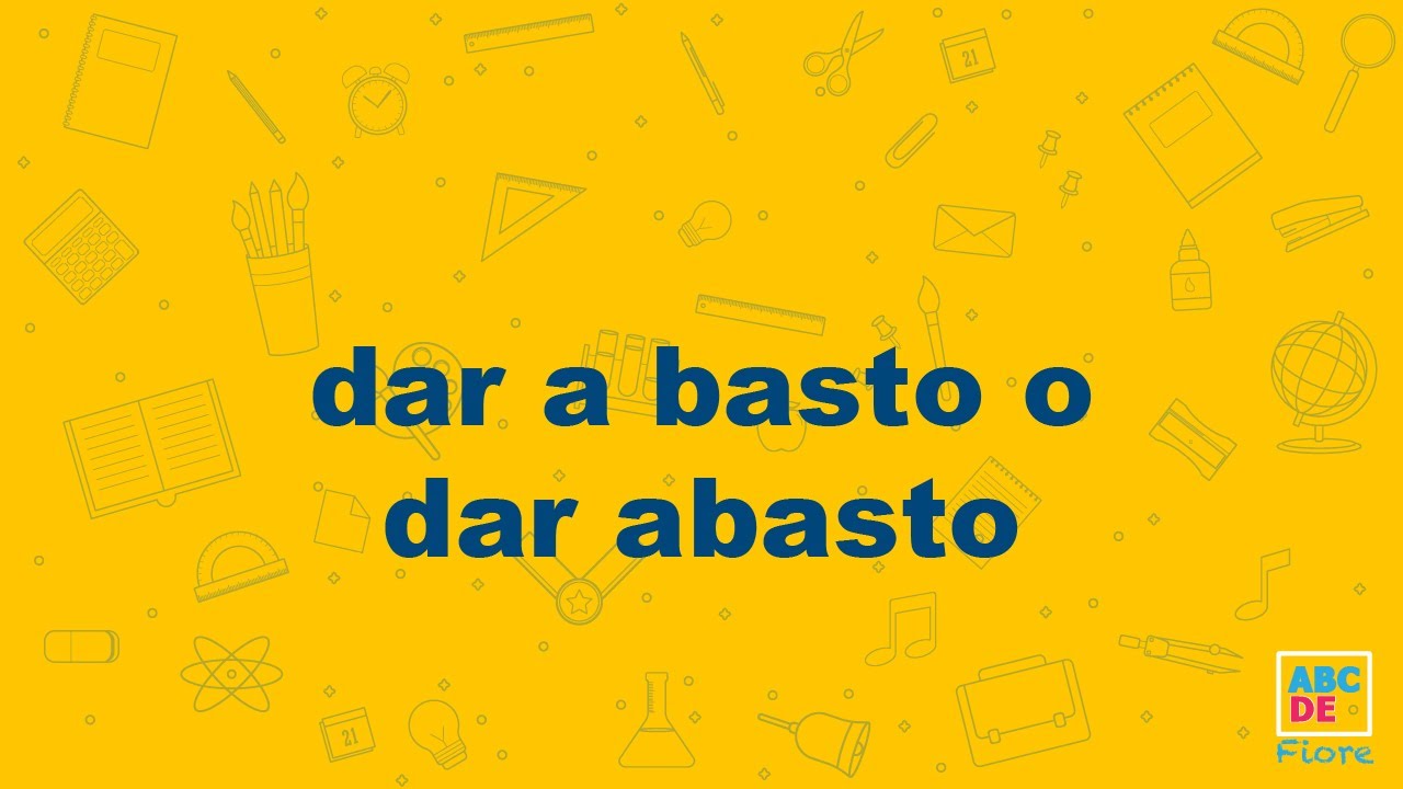 no doy a basto o abasto