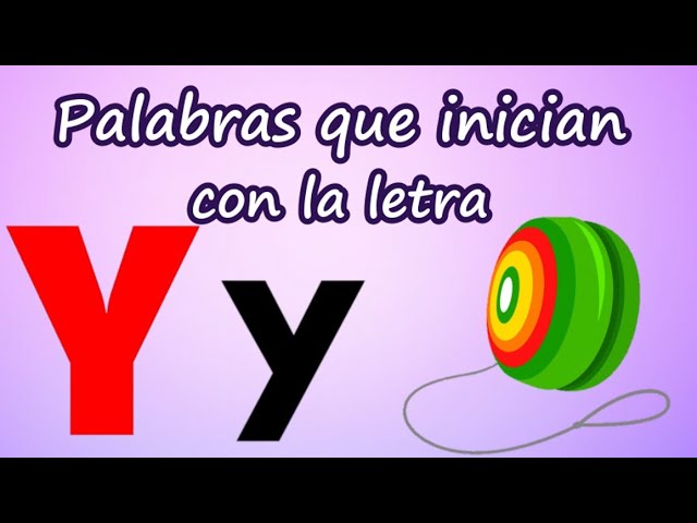 palabra con y y x