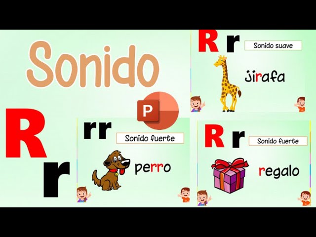 palabras con r sonido fuerte