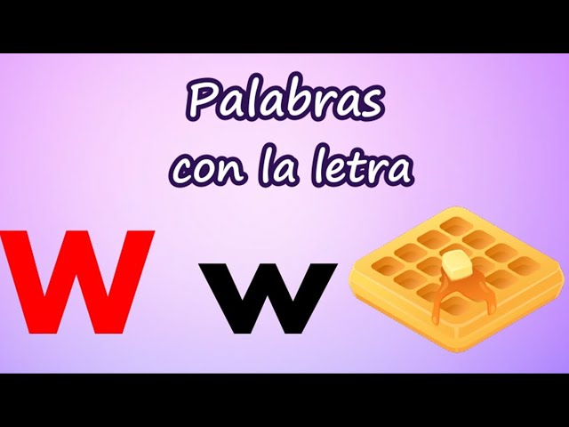 palabras con w en castellano