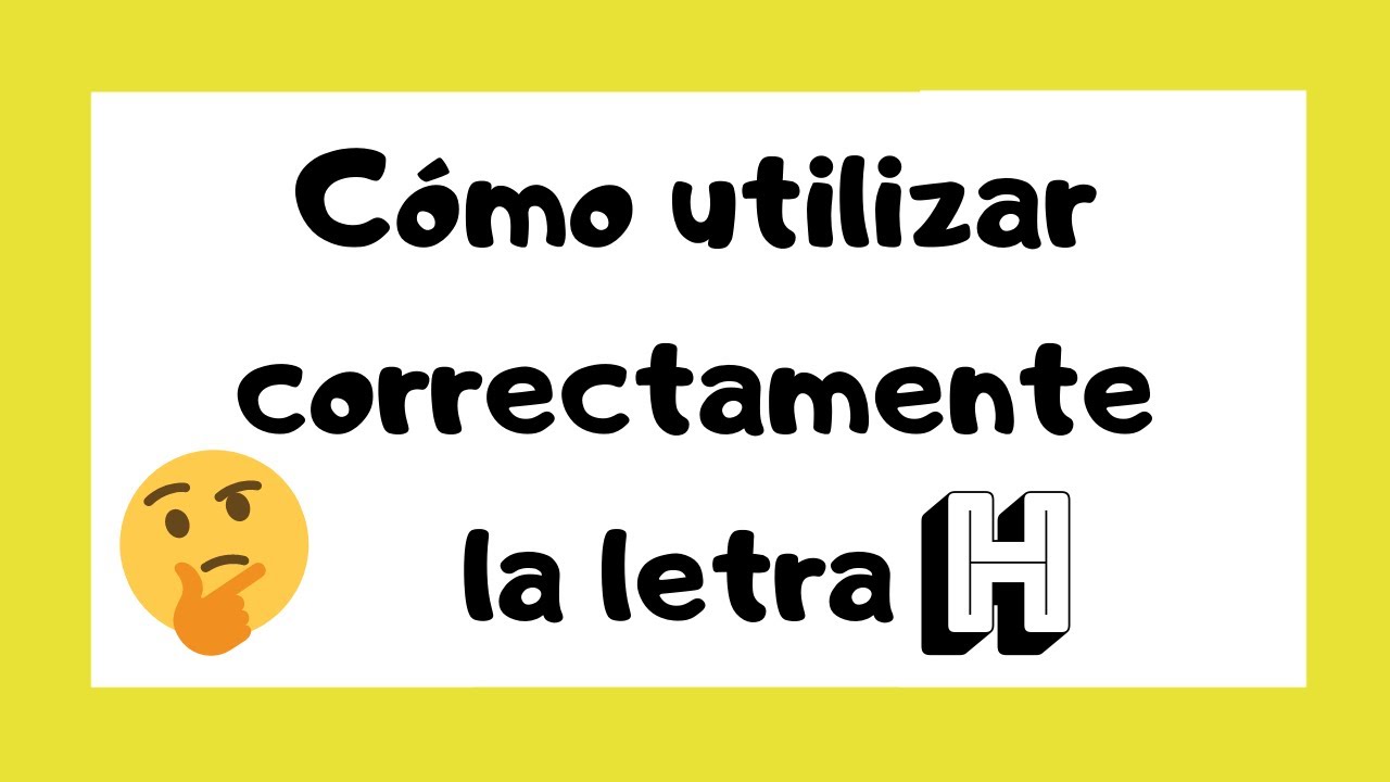 reglas ortograficas de la h