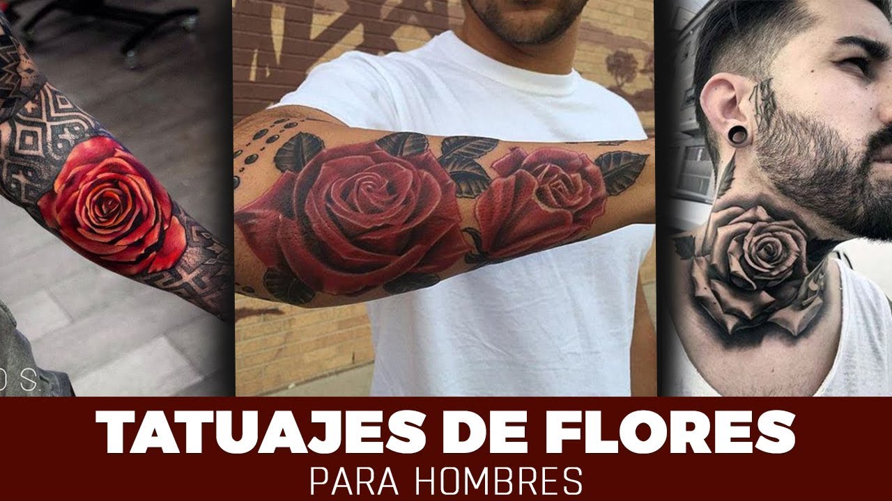 tatuajes de rosas para hombres