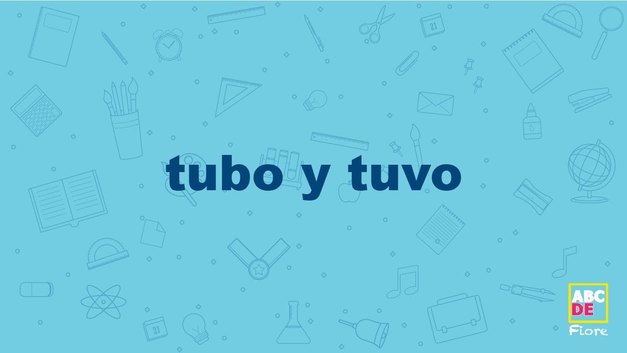 tuvo o tubo como se escribe
