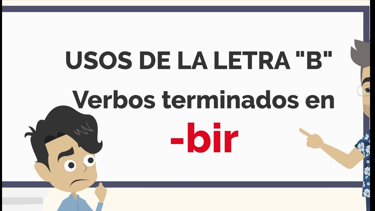 verbo que termine en bir