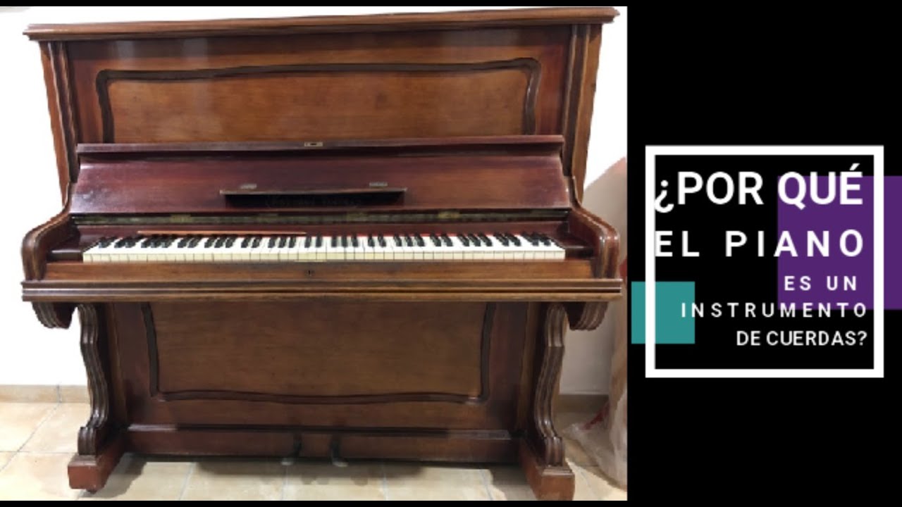 el piano es instrumento de percusión